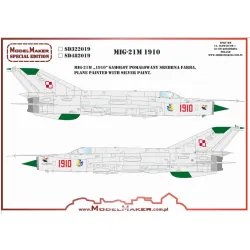 Model Maker Sd322019 1/32 Mig-21m 1910 Decal For Aircraft