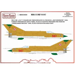 Model Maker Sd322020 1/32 Mig-21mf 9107 Decal For Aircraft