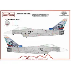 Model Maker Sd32233 1/32 German Eurofighter Nato Tiger Meet 2017 Decal For Aircraft