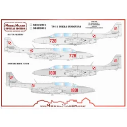 Model Maker Sd482001 1/48 Ts-11 Iskra Insignias Decal For Aircraft