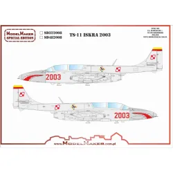 Model Maker Sd482008 1/48 Ts-11 Iskra 2003 Decal For Aircraft