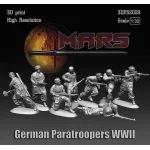 Mars Figures 3dp32029 1/32 German Paratroopers Wwll 3d Print High Resolution