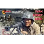 Mars Figures 72012 - 1/72 - Soviet Assault group WWII 24 figures 4 machine gun