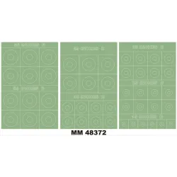 Montex Mm48372 1/48 Raf Roundels Type B 3 Insignia Masks