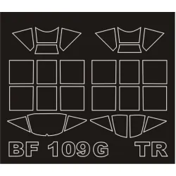 Montex Sm32121 1/32 Painting Mask For Bf-109g6 Early Outside-inside For Trumpeter Kits