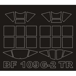 Montex Sm32128 1/32 Painting Mask For Bf 109g-2 Outside-inside For Trumpeter Kit