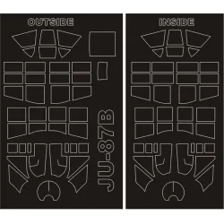 Montex Sm32130 1/32 Painting Mask For Ju 87b-2 Outside-inside For Trumpeter Kit