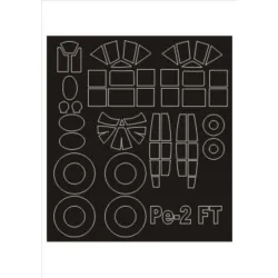 Montex Sm48278 1/48 Painting Mask For Petlakov Pe-2 Outside Inside For Mpm Kits