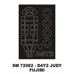 Montex Sm72082 1/72 Painting Mask For D4y2 Judy Outside For Fujimi Kits