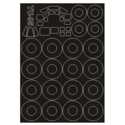 Montex Sm72149 1/72 Painting Mask For Tu-95 Outside For Trumpeter Kits