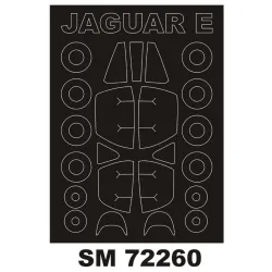 Montex Sm72260 1/72 Painting Mask For Jaguar E Outside For Hobby Boss Kits