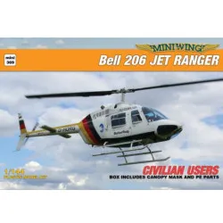 Miniwing 369 1/144 Bell 206 Jet Ranger Plastic Model Kit