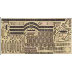 Orel380/1 1/200 Photo Etching For Paper Model Uss Mississippi