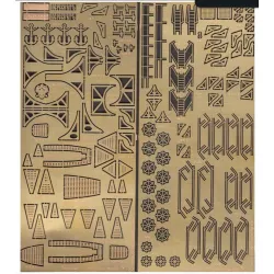 Orel386/1 1/200 Photo-etching For Paper Model Peresvet