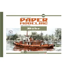Orel390 1/100 Tugboat Project 737m Bobr Poland 1975 Series Civil Navy Paper Model Kit