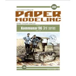 Orel392 1/25 Communard Ussr 1924 Series Crawler Tractor Paper Model Kit