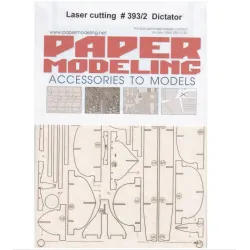 Orel393/2 1/200 Laser cutting for paper model USS Dісtator