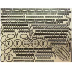 Orel397/1 1/200 Photo-etched For Paper Model Furst Bismarck