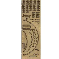 Orel 398/1 1/50 Photo-etched For Paper Model Tug St 490