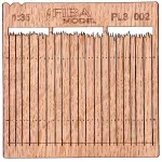 Model Scene Pl3-002 1/35 Wooden Fence Rough Cut Cedar Privacy Fence I