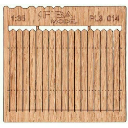 Model Scene Pl3-014 1/35 Wooden Fence Stockade Tall Fence Diorama Accessories