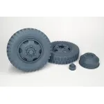 Pimp My Miniatures 16s-066 1/16 M3 Halftrack Early Front Wheels Weighted Type 1