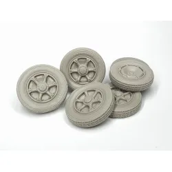 Pimp My Miniatures Afvs35-022 1/35 Autoblinda Road Wheels Weighted Ab 41-43 Type 1