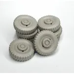Pimp My Miniatures Afvs35-027 1/35 M26 Dragon Wagon Road Wheels Weighted With Trailer Wheels