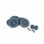 Pimp My Miniatures Afvs35-031 1/35 Us Jeep Willys Road Wheels Weighted