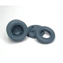 Pimp My Miniatures Afvs35-070 1/35 Autoblinda Ferroviaria Spare Wheels Rail Version Ab 41-43 Type 1