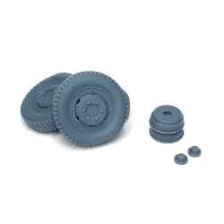 Pimp My Miniatures Afvs35-092 1/35 M2/M3/M16 Halftrack Front Wheels Set With Spare Weighted Type 3