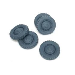 Pimp My Miniatures Afvs35-102 1/35 Vw Kubelwagen Road Wheels With Caps Weighted Typ 2
