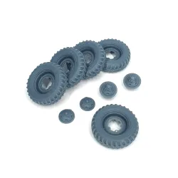 Pimp My Miniatures Afvs35-111 1/35 Vw Schwimmwagen Road Wheels Weighted Typ 3