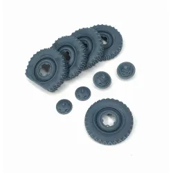 Pimp My Miniatures Afvs35-114 1/35 Vw Schwimmwagen Road Wheels Flat Tires Typ 2