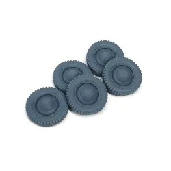 Pimp My Miniatures Afvs35-173 1/35 Vw Kubelwagen Road Wheels With Early Caps Weighted Type 1