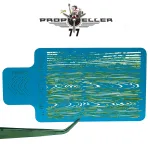 77propeller Prp008 Airbrush Stencils 90 Mm X 60 Mm Wood Texture For Spraying Fine Details Scale 1/32 1/35