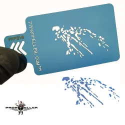 77propeller Prp018 Airbrush Template Airbrush Stencils For Spraying Fine Details