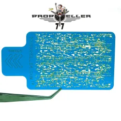 77propeller Prp020 Airbrush Stencils 90 Mm X 60 Mm Wood Texture For Spraying Fine Details Scale 1/32 1/35