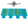 77propeller Prp034 4 Pcs Airbrush Stencils 90 Mm X 60 Mm Wood Texture For Spraying Fine Details Scale 1/32 1/35