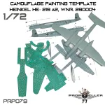77propeller Prp079 1/72 Camouflage Painting Template Heinkel He- 219 A2 Wnr 290004 For Model Hobby 2000