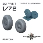 77propeller Prp7004 1/72 Wheels S.79 Sparviero For Italeri Kit