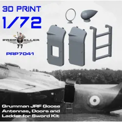 77propeller Prp7041 1/72 Grumman Jrf Goose Antennas Doors And Ladder For Sword Kit