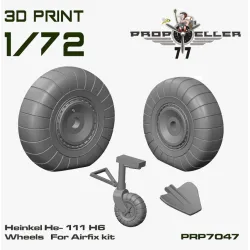 77propeller Prp7047 1/72 Heinkel He-111 H6 Wheels For Airfix Kit