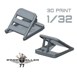 77propeller Prp707 1/32 Luftwaffe Wheel Chocks 2 Pieces