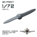 77propeller Prp773 1/72 Gruman Widgeon Propeller For Kpm Kit
