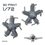 77propeller Prp781 1/72 Walter Nz-60 Engine Avia Bh-9/10/11 For Kpm Kit
