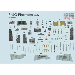 Print Scale Prs3d48-021 1/48 F-4g Phantom Early For Meng Set