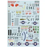 Print Scale 72-515 1/72 Decal For P-51 Aces Over Europe Part 1