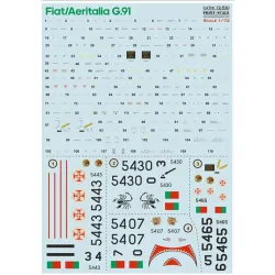 Print Scale 72-530 1/72 Fiat Aeritalia G 91