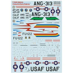 Print Scale 72-531 1/72 F 86a Sabres. Colourful Early Sabres. Part 2